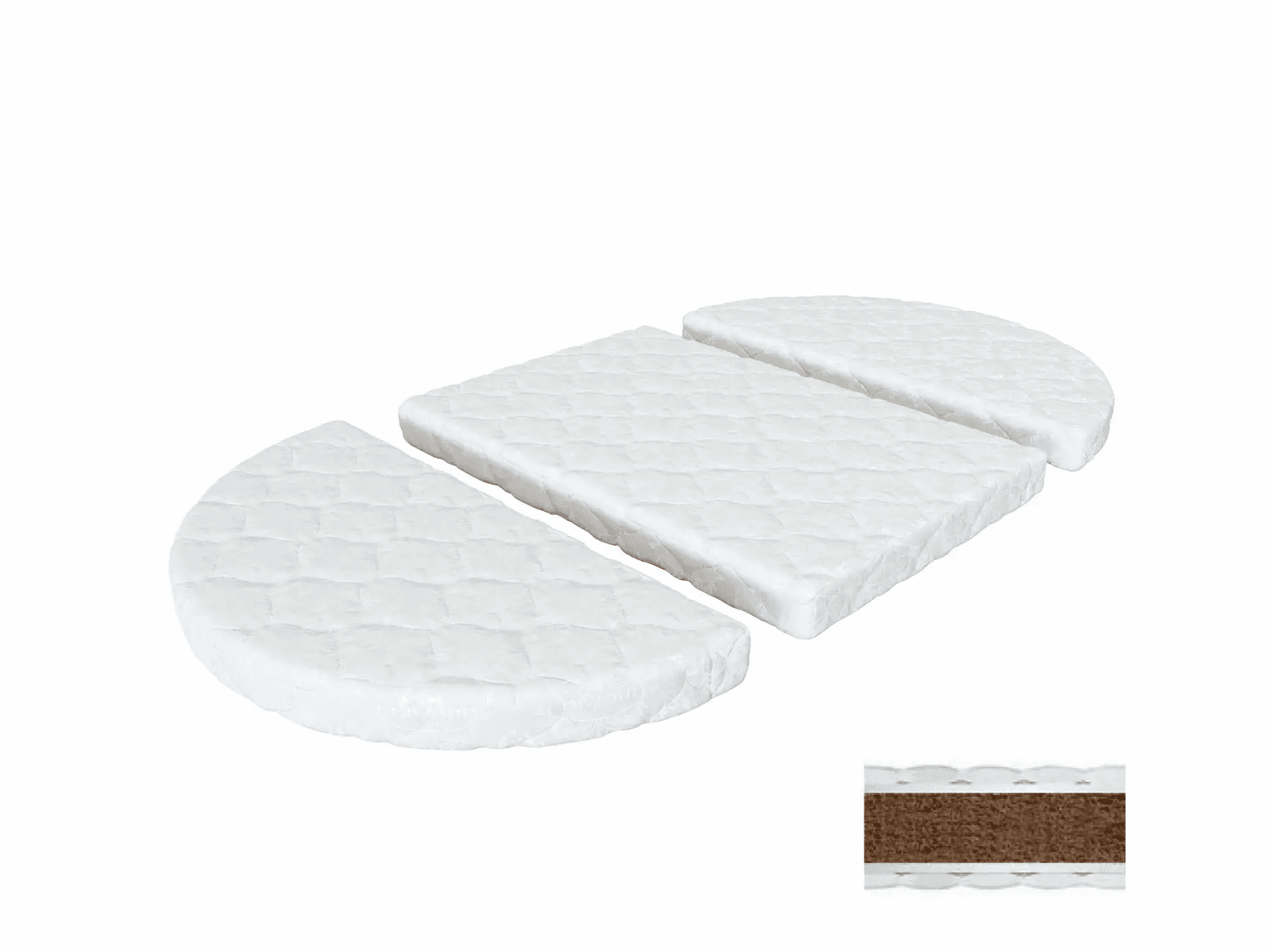 Матрас-трансформер IngVart Smart bed Round 72х72/120см 721626 Матрас-трансформер IngVart Smart bed Round 72х72/120см 721626