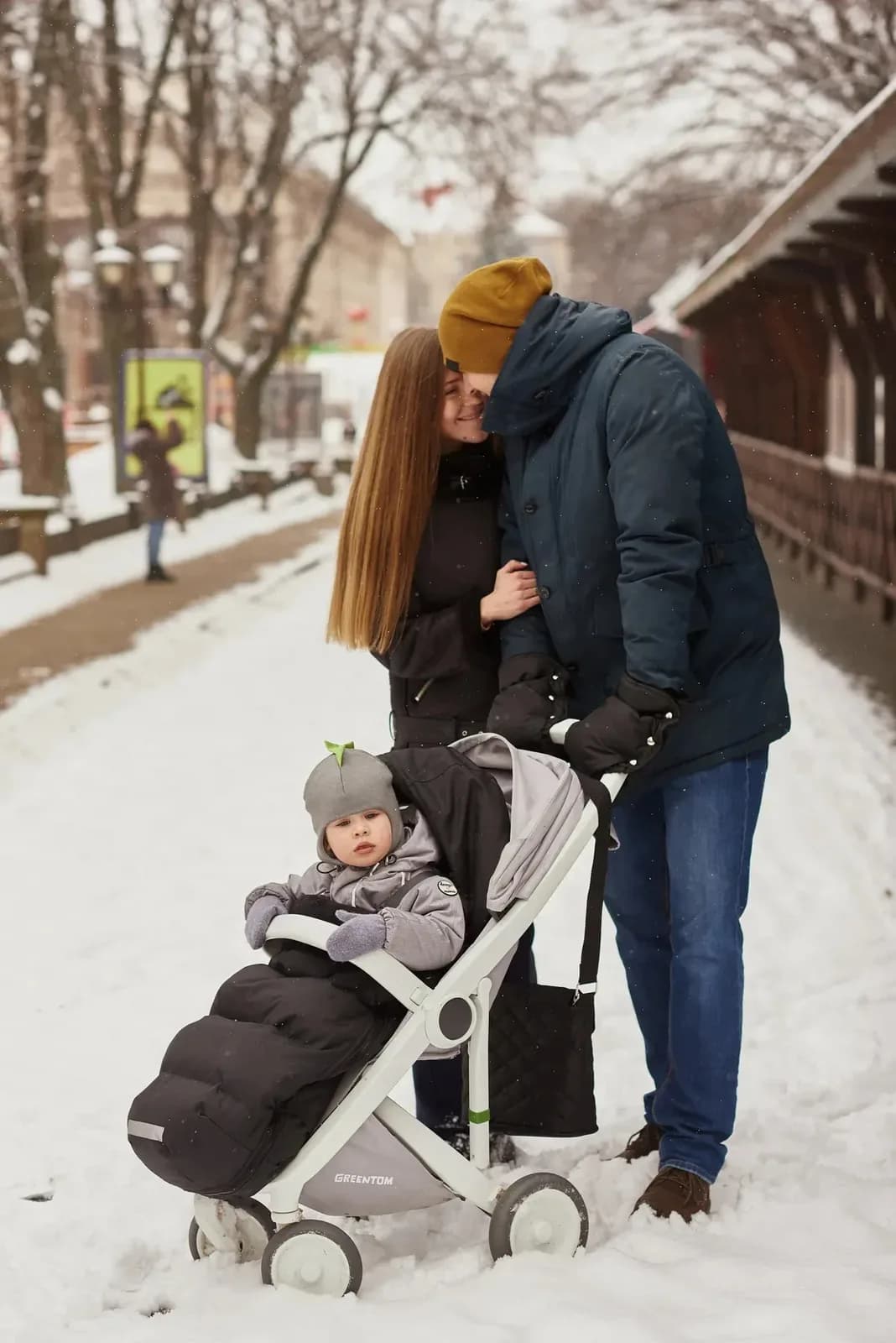 Зимний футмуф на коляску "Теплик" Черный оксфорд Decoza Moms 100х47 см futmuf100-O072-pl016 фото 5 Зимний футмуф на коляску "Теплик" Черный оксфорд Decoza Moms 100х47 см futmuf100-O072-pl016 фото 5