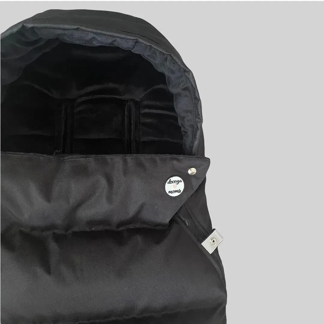 Зимний футмуф на коляску Decoza Moms "Теплик" Черный оксфорд 120х47 см futmuf120-O072-pl016 фото 2 Зимний футмуф на коляску Decoza Moms "Теплик" Черный оксфорд 120х47 см futmuf120-O072-pl016 фото 2