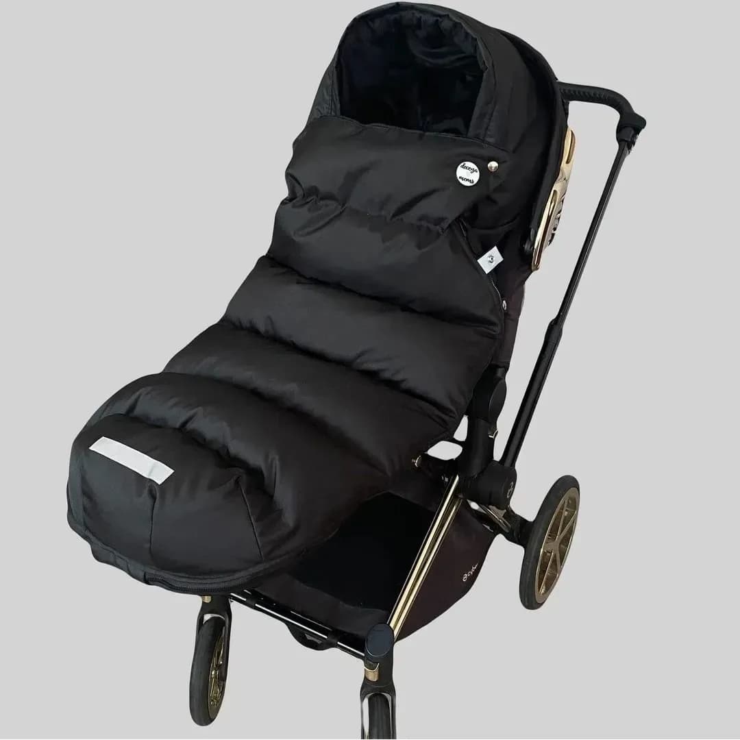 Зимний футмуф на коляску Decoza Moms "Теплик" Черный оксфорд 120х47 см futmuf120-O072-pl016 фото 3 Зимний футмуф на коляску Decoza Moms "Теплик" Черный оксфорд 120х47 см futmuf120-O072-pl016 фото 3