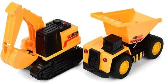 Машина с экскаватором и самосвалом Toys K JS237-7-11 фото 2 Машина с экскаватором и самосвалом Toys K JS237-7-11 фото 2