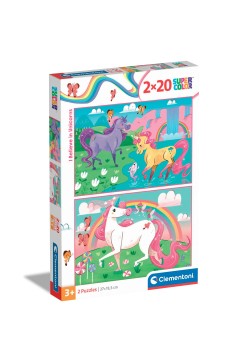 Пазл 2в1 Clementoni I Believe in Unicorns 2*20ел 24754