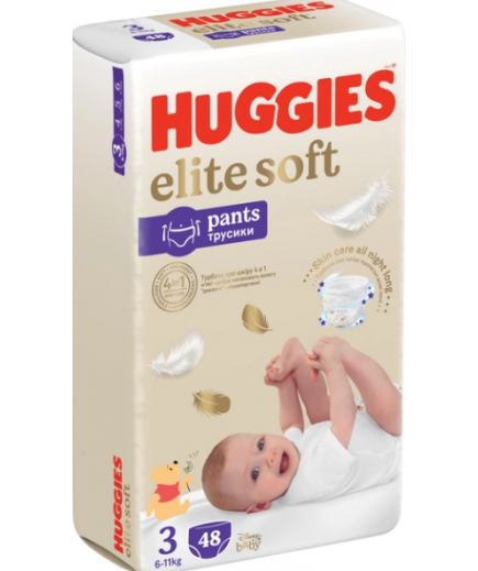 Підгузники-трусики Huggies Elite Soft 3 48шт 549293