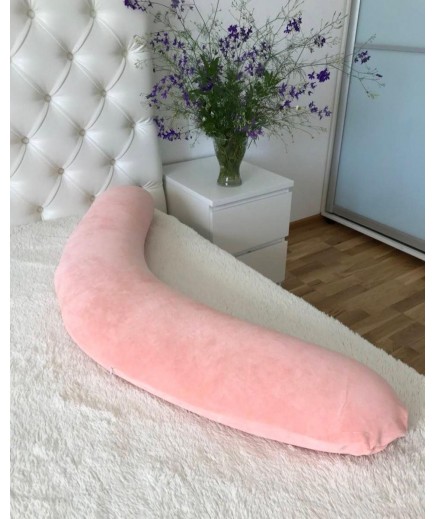 Подушка для вагітних та годування Comfort рожевий ПБК (в)