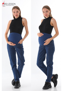 Джинси для вагітних 36-44 Lesson 3804 -синій