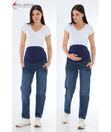 Джинси для вагітних 36-46 Lesson 6054 -синій