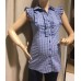 Блуза для вагітних і годування в клітинку SARA J13300/49