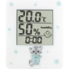Термометр-гігрометр цифровий з годинником Стеклоприбор Єнот Т-17
