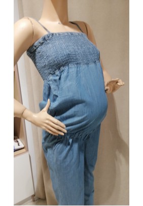 Комбінезон джинс для вагітних Cerise Gebe 20703