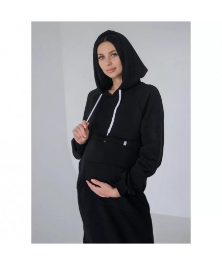 Сукня для вагітних S/M HN 55507 -чорний