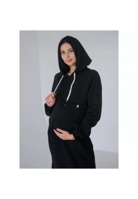 Сукня для вагітних  L/XL HN 55507-1 -чорний