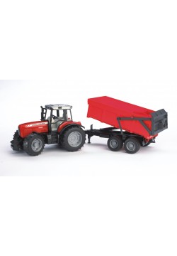 Трактор Massey Ferguson 7480 з причепом 1:16 Bruder 02045