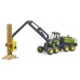 Харвестер John Deere 1270G з 1 колодою 1:16 Bruder 02135 фото 9