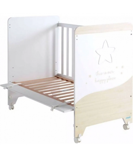 Ліжко дитяче Micuna Cosmic 120х60 см White Nordic COSMIC WHITE/NORDIC