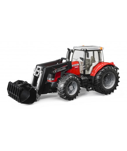 Трактор Massey Ferguson 7624 з переднім наватажувачем 1:16 Bruder 03047