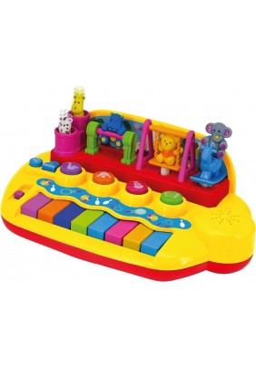 Іграшка навчальна Kiddi Smart Піаніно Звірята на гойдалці 063412 - 
