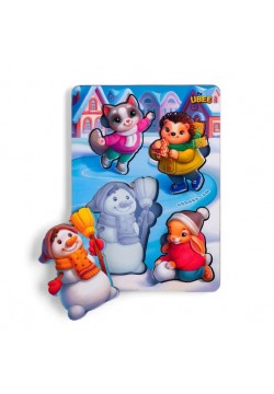 Рамка-вкладиш Little Panda Новорічна-3 велика ПСД225