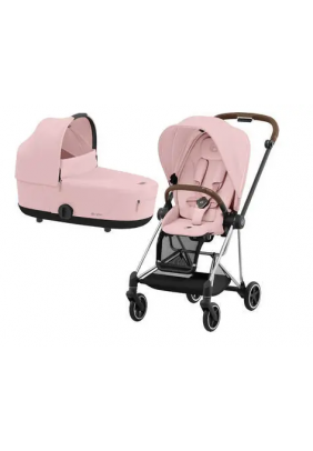 Коляска универсальная 2в1 Cybex Mios 4.0 Peach Pink/Сhrome Brown 523000945/3 - 