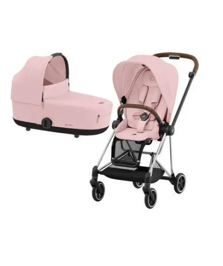 Коляска універсальна 2в1 Cybex Mios 4.0 Peach Pink/Сhrome Brown 523000945/3