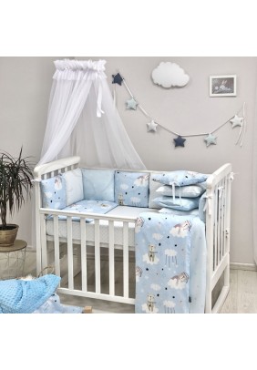 Постельный комплект Маленькая Соня Baby Design Коты в облаках 6ед 0220397