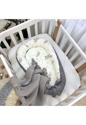 Кокон Маленькая Соня Baby Design Premium Хмари 5019487 - 