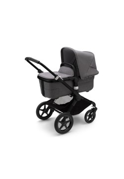 Коляска універсальна 2в1 BUGABOO FOX3, BLACK/GREY MELANGE 2306010002