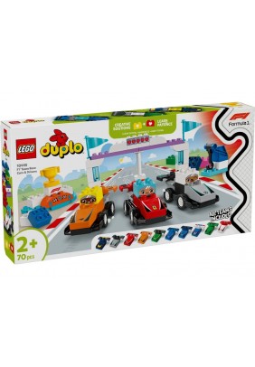 Конструктор Lego Duplo Автомобілі і пілоти команд Формули-1 70дет 10445