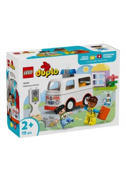 Конструктор Lego Duplo Швидка допомога та водій 19дет 10447