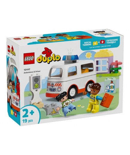 Конструктор Lego Duplo Швидка допомога та водій 19дет 10447 Конструктор Lego Duplo Швидка допомога та водій 19дет 10447