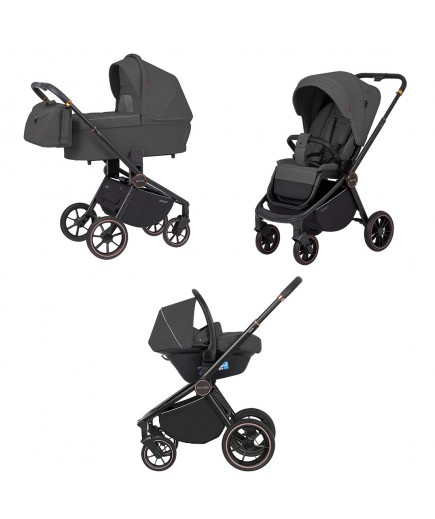 Коляска універсальна 3в1 Carrello Epica Iron Grey CRL-8511