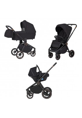 Коляска універсальна 3в1 CARRELLO Epica Space Black CRL-8511