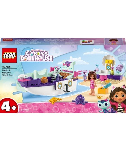 Конструктор Lego Gabby's Dollhouse Корабель і спа Ґаббі й Нявки 88дет 10786