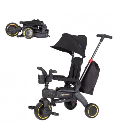 Велосипед 3-х колісний Tilly Combi T-392 Black Велосипед 3-х колісний Tilly Combi T-392 Black