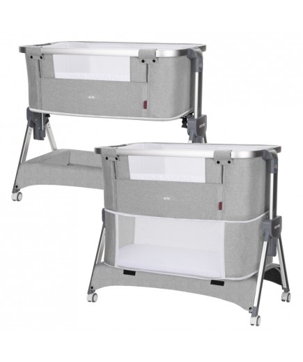 Ліжко дитяче Carrello Aria CRL-16401 Silver Grey Ліжко дитяче Carrello Aria CRL-16401 Silver Grey