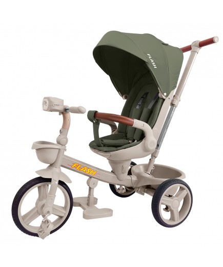 Велосипед 3-х колісний Tilly Flash T-3812 Green Велосипед 3-х колісний Tilly Flash T-3812 Green