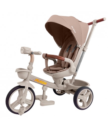 Велосипед 3-х колісний Tilly Flash T-3812 Dark Beige Велосипед 3-х колісний Tilly Flash T-3812 Dark Beige