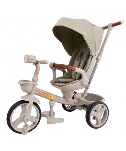 Велосипед 3-х колісний Tilly Flash T-3812 Light Beige Велосипед 3-х колісний Tilly Flash T-3812 Light Beige