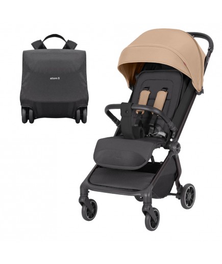 Коляска прогулянкова Carrello Atom S CRL-5526 Dawn Beige Коляска прогулянкова Carrello Atom S CRL-5526 Dawn Beige