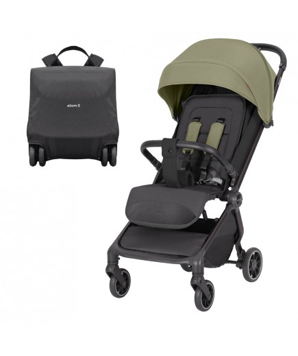 Коляска прогулянкова Carrello Atom S CRL-5526 Antique Green Коляска прогулянкова Carrello Atom S CRL-5526 Antique Green