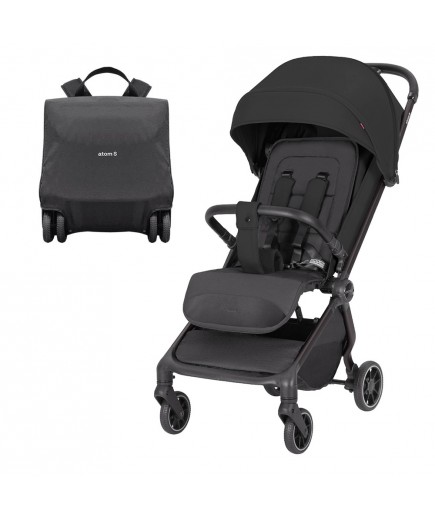 Коляска прогулянкова Carrello Atom S CRL-5526 Storm Black Коляска прогулянкова Carrello Atom S CRL-5526 Storm Black