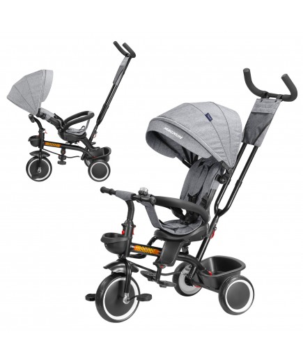 Велосипед 3-х колісний Tilly Magnum T-3814 Grey Велосипед 3-х колісний Tilly Magnum T-3814 Grey