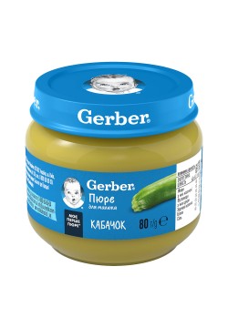 Пюре кабачок Gerber 80г 10426376