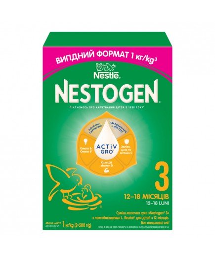 Суміш Nestle Нестожен-3 з лактобактеріями L.Reuteri 1000г 908901