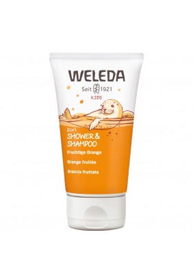 Шампунь-гель 2в1 Апельсин  Weleda 150мл 007511CH - 