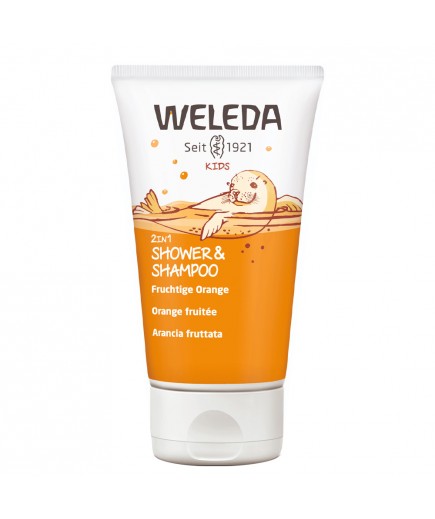 Шампунь-гель 2в1 Апельсин Weleda 150мл 007511CH Шампунь-гель 2в1 Апельсин Weleda 150мл 007511CH