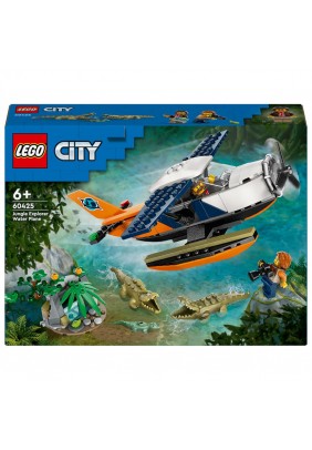 Конструктор Lego City Водный самолет для исследования джунглей 177дет 60425 - 