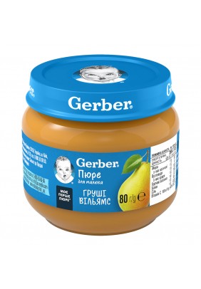 Пюре груша Вільямс Gerber 80г 1227111 - 