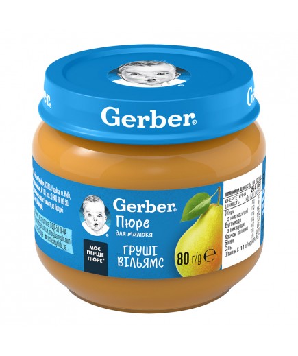 Пюре груша Вільямс Gerber 80г 1227111