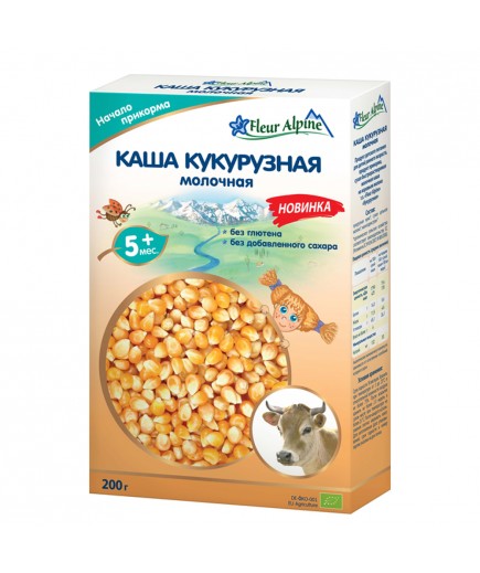 Каша молочна кукурудзяна Fleur Alpine 200г 1184025