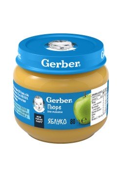 Пюре яблуко Gerber 80г 1227126